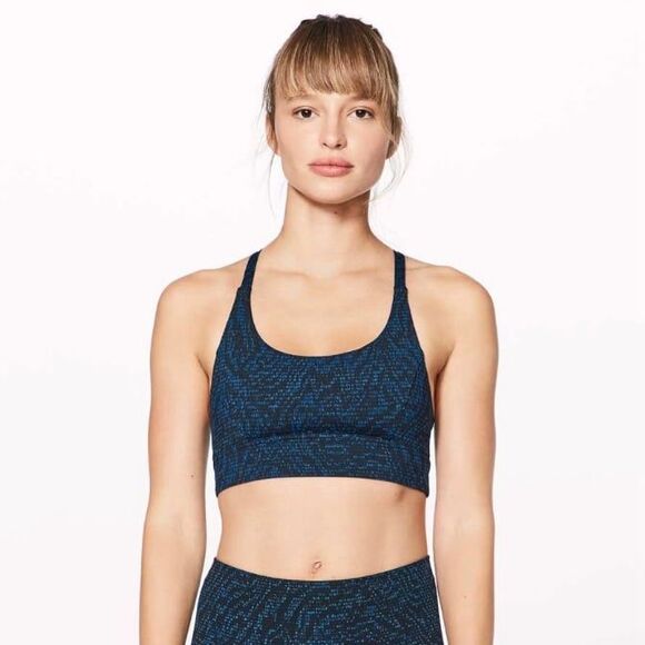 Lululemon Train Times Mesh Racerback Non-Padded Athletic Sports Bra 2 - Picture 1 of 5